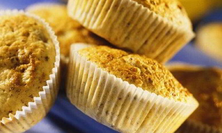 Рецепт маффины из творога с бананом