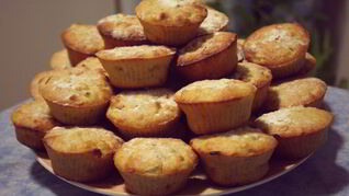 Маффины с грушами и корицей