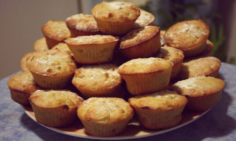 Рецепт маффины с грушами и корицей