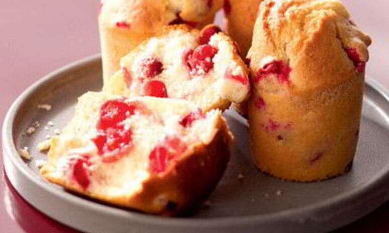 Рецепт маффины с клюквой