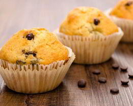 Маффины с кусочками шоколада