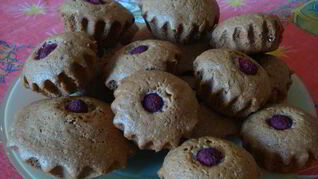 Маффины с малиной