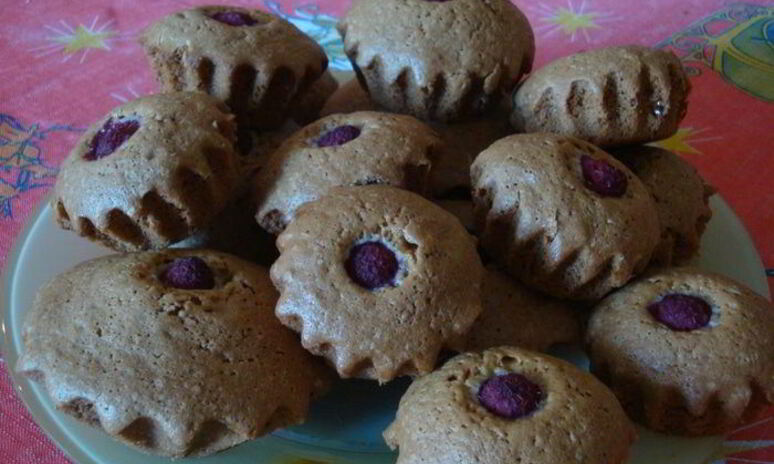 Рецепт маффины с малиной