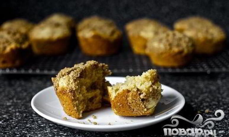 Рецепт маффины с ревенем