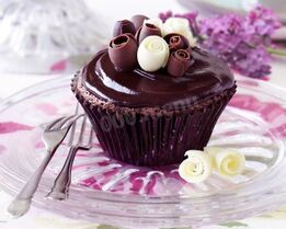 Маффины с шоколадным ликером