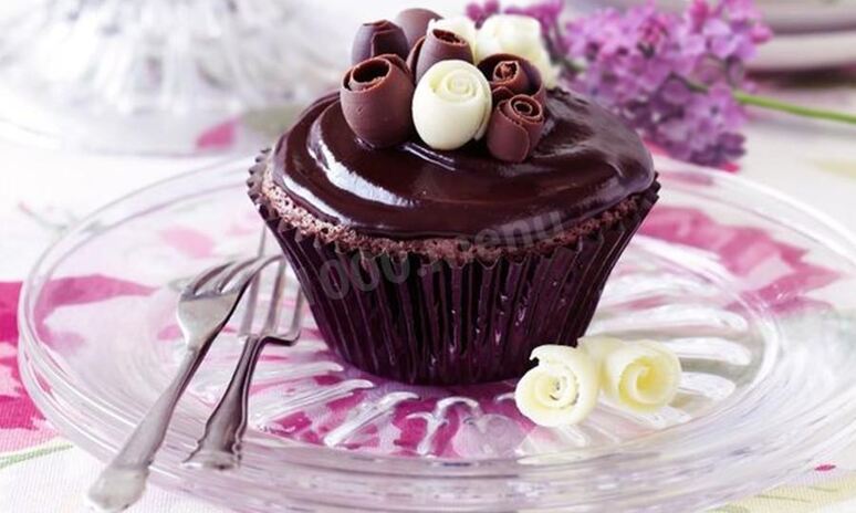 Рецепт маффины с шоколадным ликером