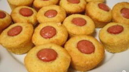 маффины с сосисками