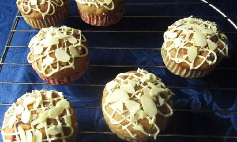 Рецепт маффины с сушеной клюквой