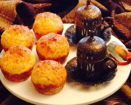 Маффины с сыром чеддер