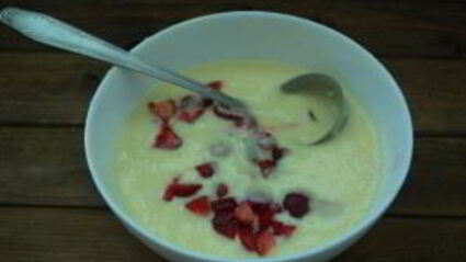 маффины со свежей клубникой