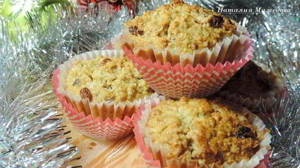 низкокалорийные овсяные маффины