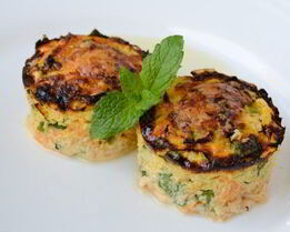 Овощные маффины