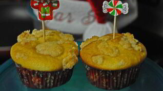 Праздничные Эгг-ног маффины