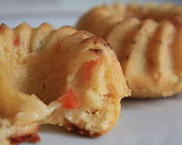 Пряные маффины с томатами, постные