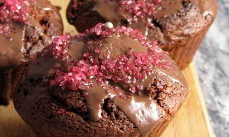 Рецепт шоколадные маффины для влюбленных