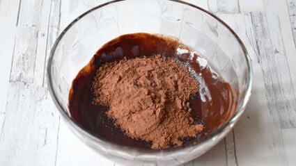 шоколадные маффины с творогом