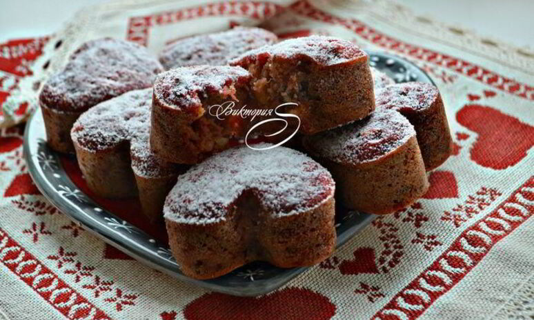Рецепт свекольно-ореховые маффины
