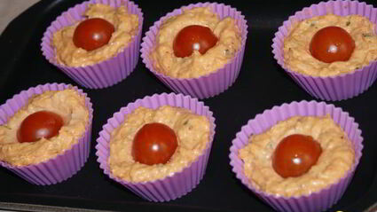 томатные маффины с розмарином