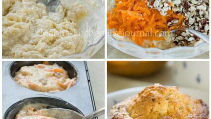 тыквенные маффины с фундуком