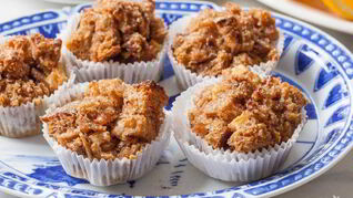 Яблочно-хлебные маффины