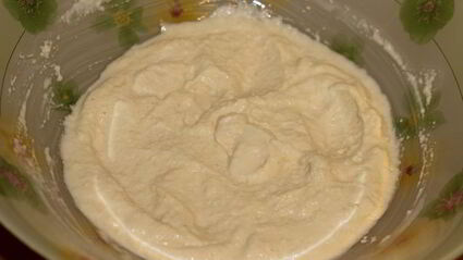 манник на кефире с яблоками