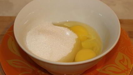 манник на кефире с яблоками