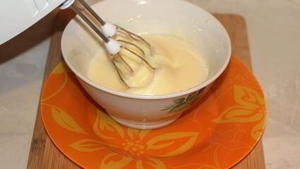 манник на кефире с яблоками