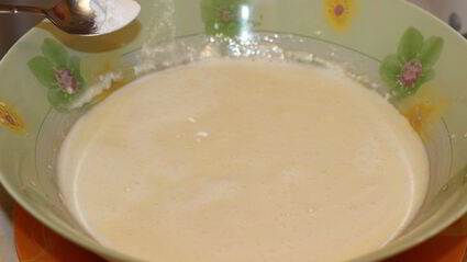 манник на кефире с яблоками