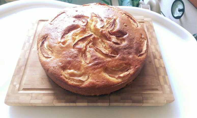 Рецепт манник с яблоками