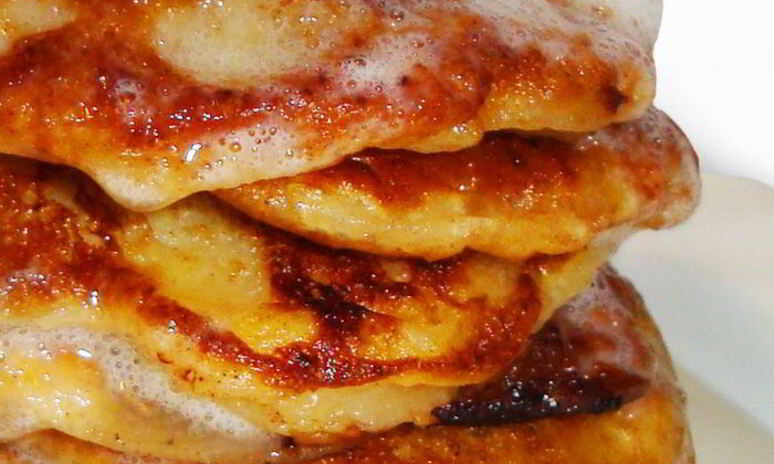 Рецепт банановые оладушки с шоколадом