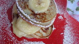 Банановые оладьи по-балинезийски