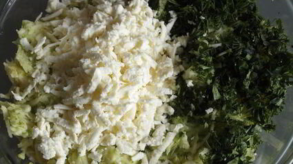 кабачково-сырные оладьи