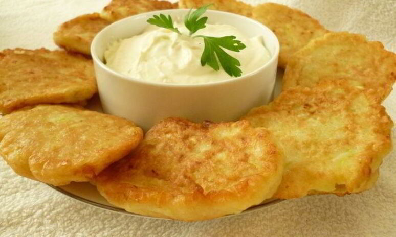 Рецепт кабачковые оладушки на кефире