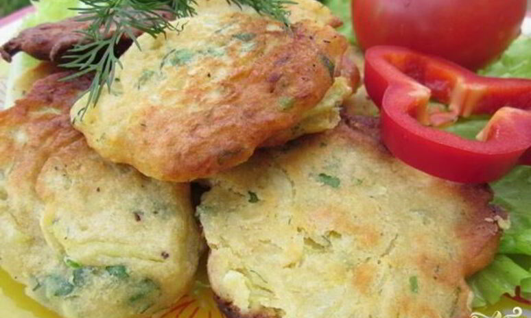 Рецепт кабачковые оладьи без яиц