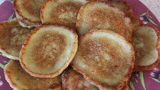 Кабачковые оладьи сладкие