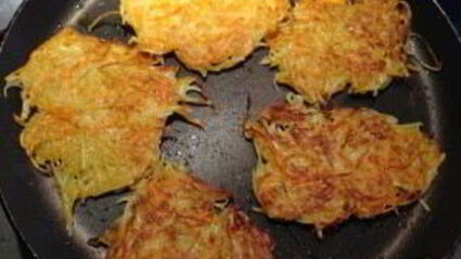 картофельные оладьи постные