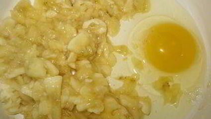 многозерновые оладьи с бананами