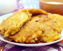 Морковные оладьи