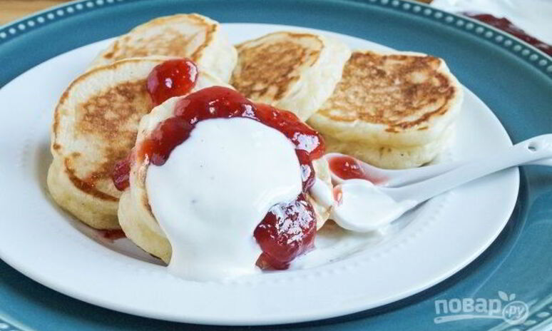 Рецепт оладьи дрожжевые на кефире