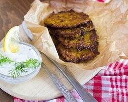 Оладьи из баклажанов