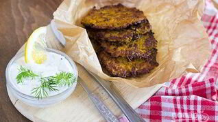 Оладьи из баклажанов