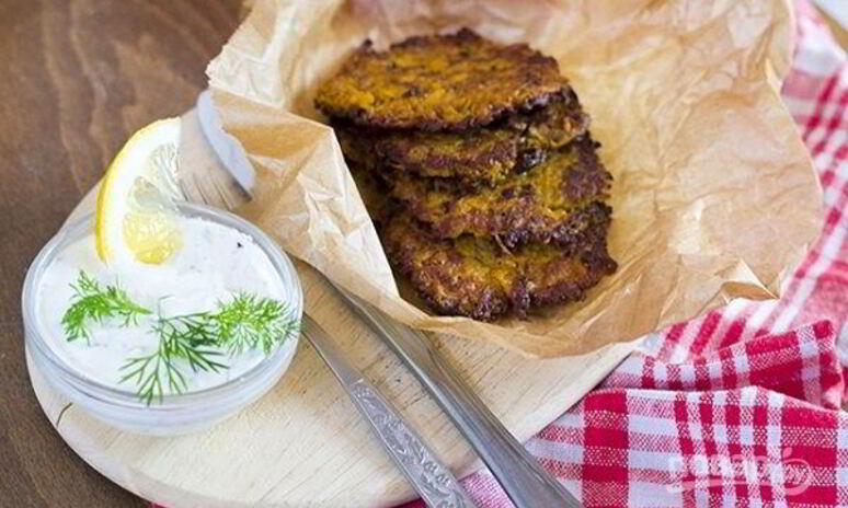 Рецепт оладьи из баклажанов