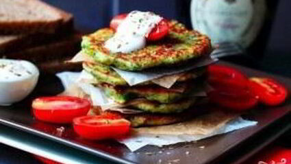 оладьи из брокколи с сыром