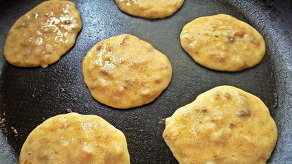 оладьи из двух продуктов