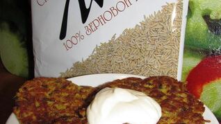 Оладьи из кабачков и отрубей лито