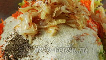 оладьи из кабачков с морковью