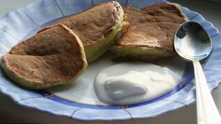 Оладьи из кабачков сладкие