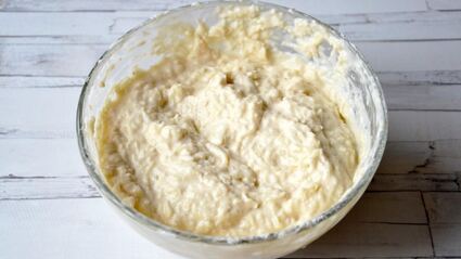 оладьи из картофельного пюре на сметане