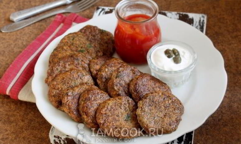 Рецепт оладьи из куриной печени с морковью