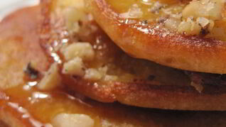 Оладьи из тыквенного пюре